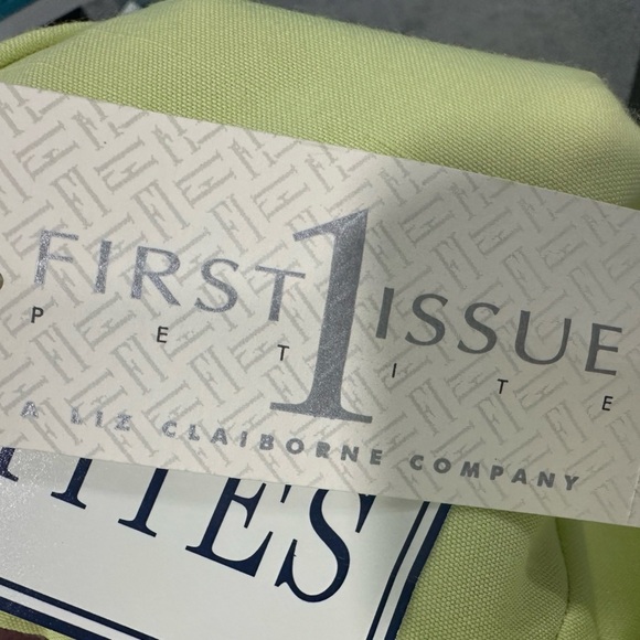 First Issue by Liz Claiborne Elegant Lime Green Skirt - Size 16 - Picture 6 of 6